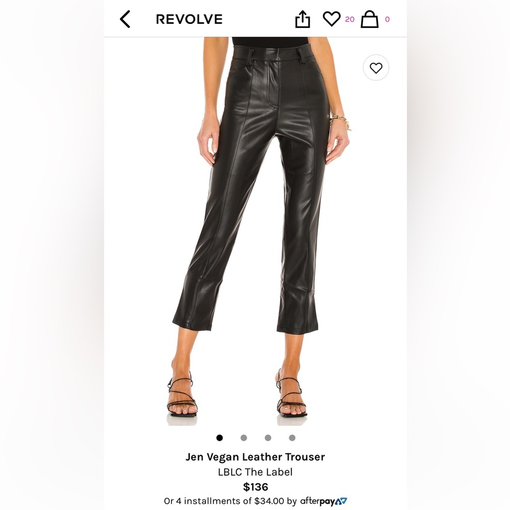 LBLC medium leather pants